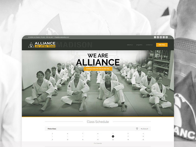 Web Design for Alliance Madison