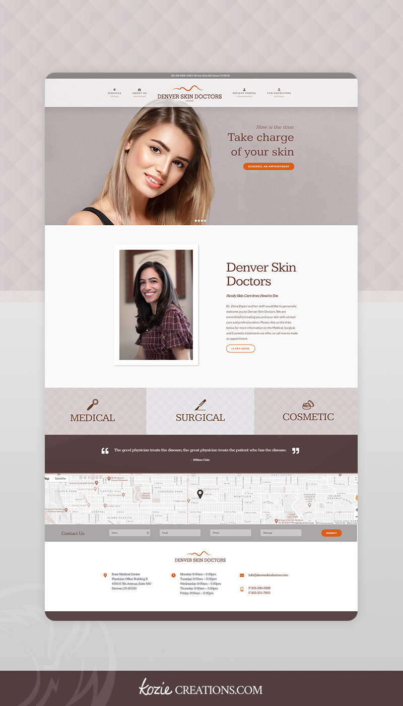 Web Design for Denver Skin Doctors