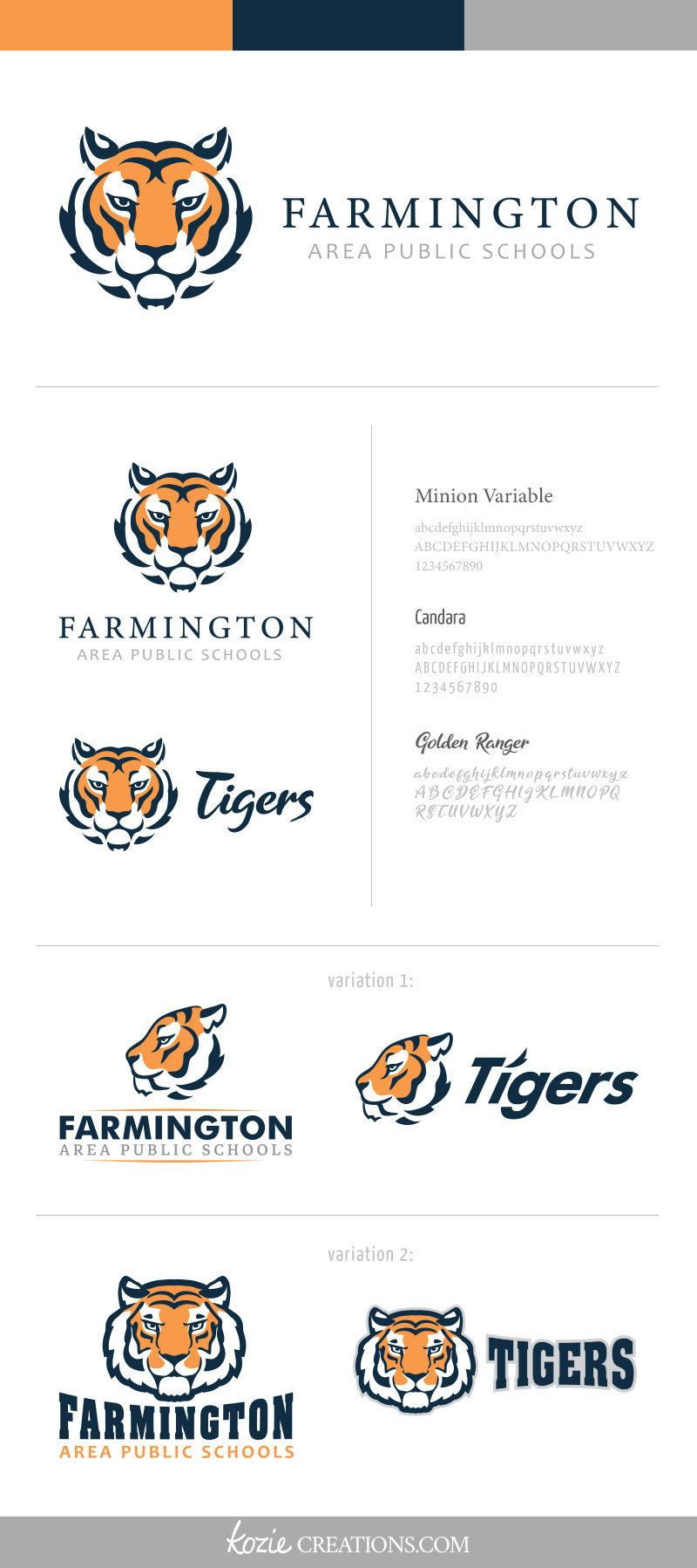 Logo Design Concepts for Farmington School District