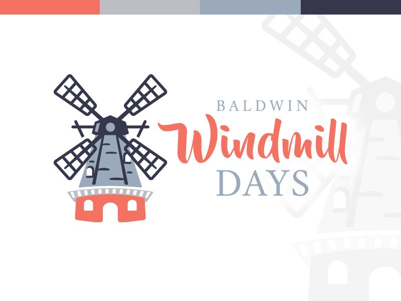 Portfolio Piece for Baldwin Windmill Days Logo