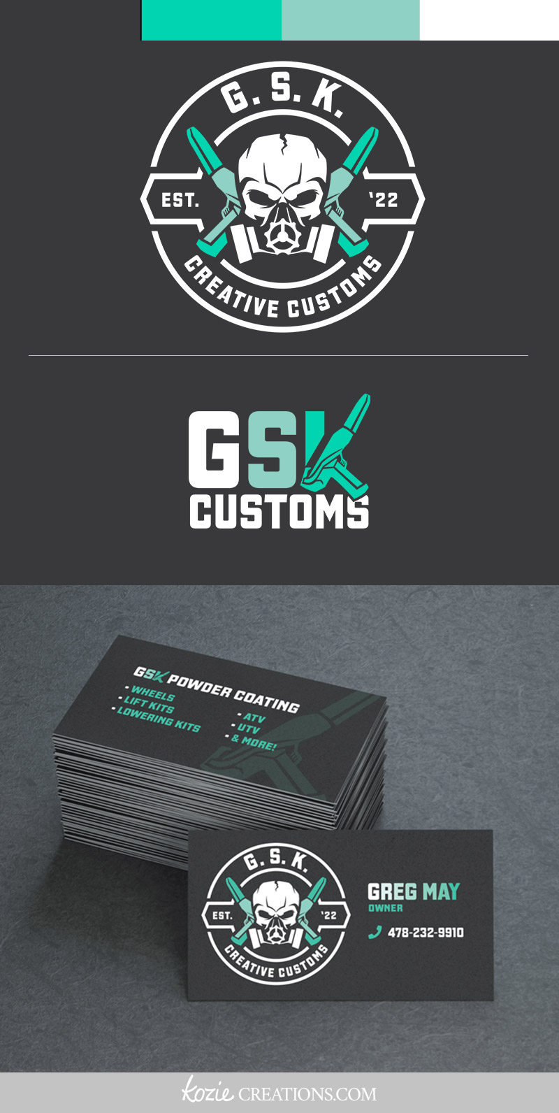 GSK Creative Customs Logo and Branding Design