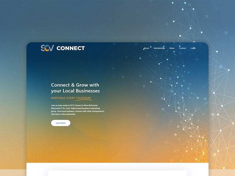 SCV Connect Website Design and Branding Design